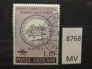 Фото марки Ватикан 1962г