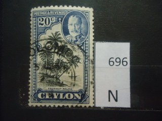 Фото марки Цейлон 1936г