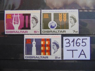Фото марки Британский Гибралтар серия 1966г **