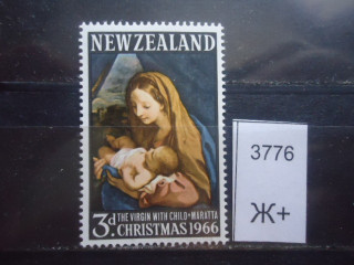 Фото марки Новая Зеландия 1966г **