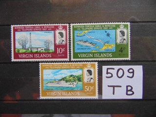Фото марки Британские Виргинские Острова серия 1967г *