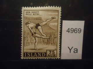 Фото марки Исландия 1955г **