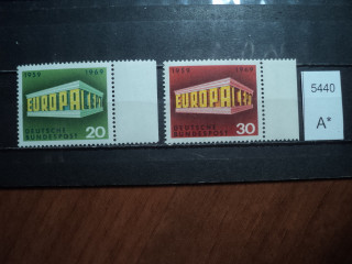Фото марки Германия ФРГ серия 1969г **
