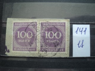 Фото марки Герман. инфляция /вырезка из конверта/