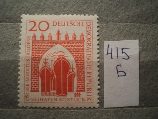 Фото марки Германия ГДР 1958г **