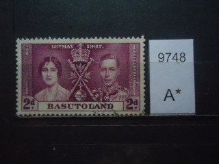 Фото марки Брит. Басутоленд 1937г