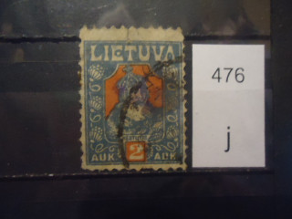 Фото марки Литва 1920г