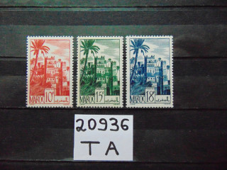 Фото марки Французское Марокко 1947г **