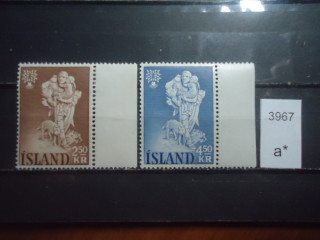 Фото марки Исландия 1960г серия **
