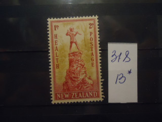 Фото марки Новая Зеландия 1945г **