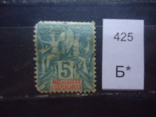 Фото марки Франц. Мадагаскар 1896-99гг