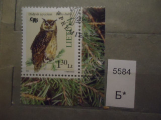 Фото марки Литва 2006г с купоном