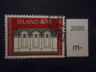 Фото марки Исландия 1984г
