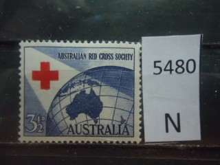 Фото марки Австралия 1954г **
