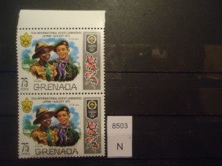 Фото марки Брит. Гренада 1971г сцепка **