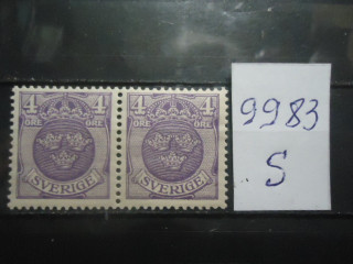 Фото марки Швеция 1941г сцепка (7€) **