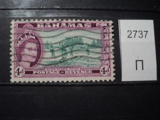 Фото марки Багамские острова 1954г