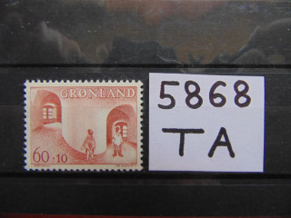 Фото марки Гренландия марка 1966г **