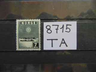 Фото марки Норвегия 1943г **