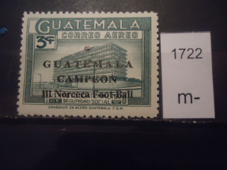 Фото марки Гватемала 1967г надпечатка **