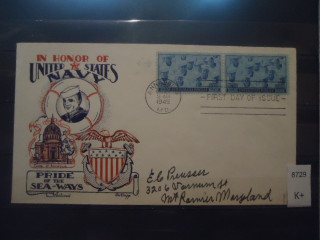 Фото марки США 1975г конверт