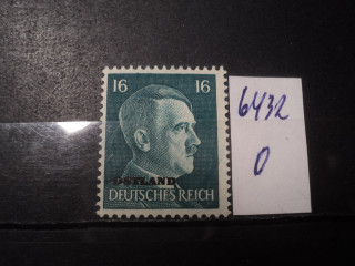 Фото марки Германская оккупация Прибалтики 1941г **