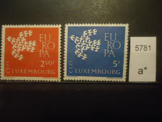Фото марки Люксембург серия 1961г **