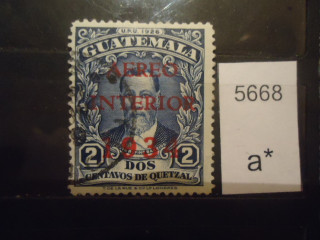 Фото марки Гватемала 1934г надпечатка