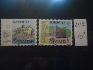 Фото марки Брит. Гибралтар 1987г серия **