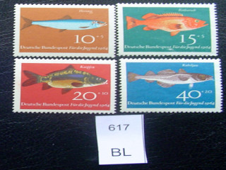 Фото марки Рыбы 1964г **