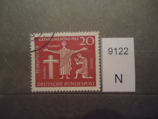Фото марки Германия ФРГ 1962г
