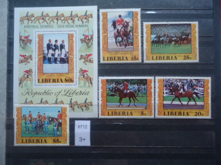 Фото марки Либерия 1976г *