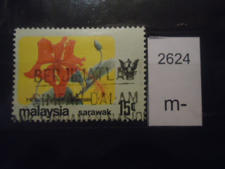 Фото марки Малайзия шт Саравак 1979г