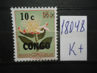 Фото марки Бельгийское Конго надпечатка *