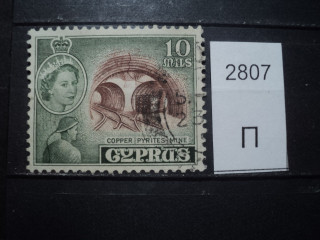 Фото марки Брит. Кипр 1960г