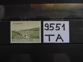 Фото марки Исландия марка 1963г **