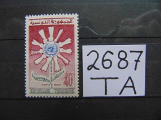 Фото марки Французский Тунис марка 1960г **
