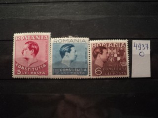 Фото марки Румыния серия 1938г *