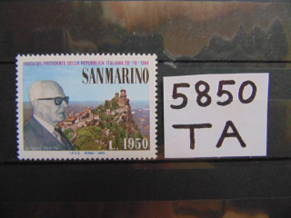 Фото марки Сан Марино марка 1984г **