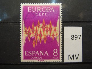 Фото марки Испания 1972г