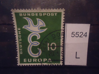 Фото марки Германия ФРГ 1958г