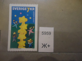 Фото марки Швеция 2000г *