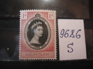 Фото марки Брит. Фалклендские острова 1953г *