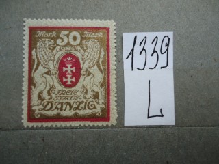 Фото марки Германский Данцинг 1922г *