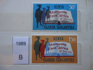 Фото марки Брит. Восточная Африка серия 1963г **