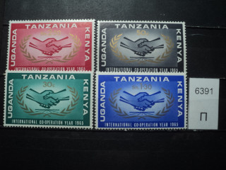 Фото марки Восточная Африка 1965г **