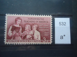 Фото марки США 1957г **