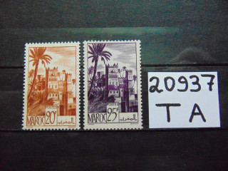 Фото марки Французское Марокко 1947г **
