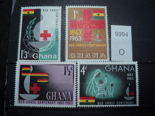 Фото марки Гана серия 1963г **