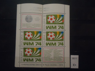 Фото марки Польша 1974г малый лист **